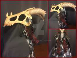 Fantasy Dragon Skull Headdress