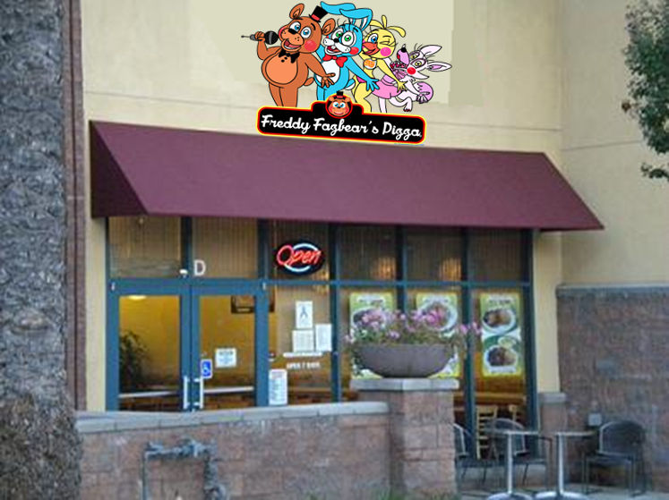 Freddy Fazbear's Pizza (1987) Outside view