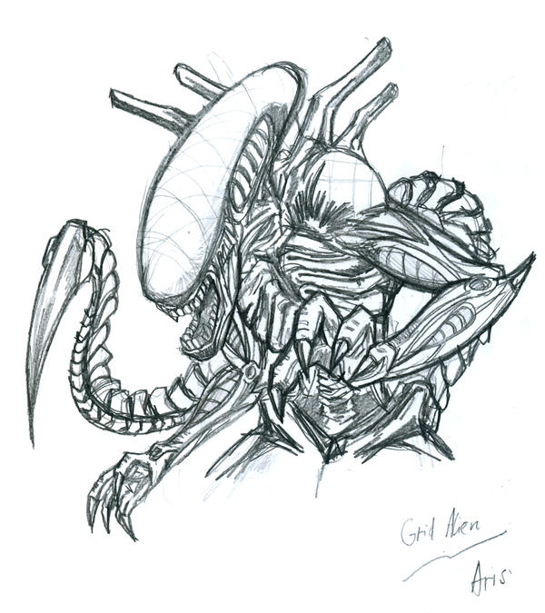 grid_alien by m4lez on DeviantArt