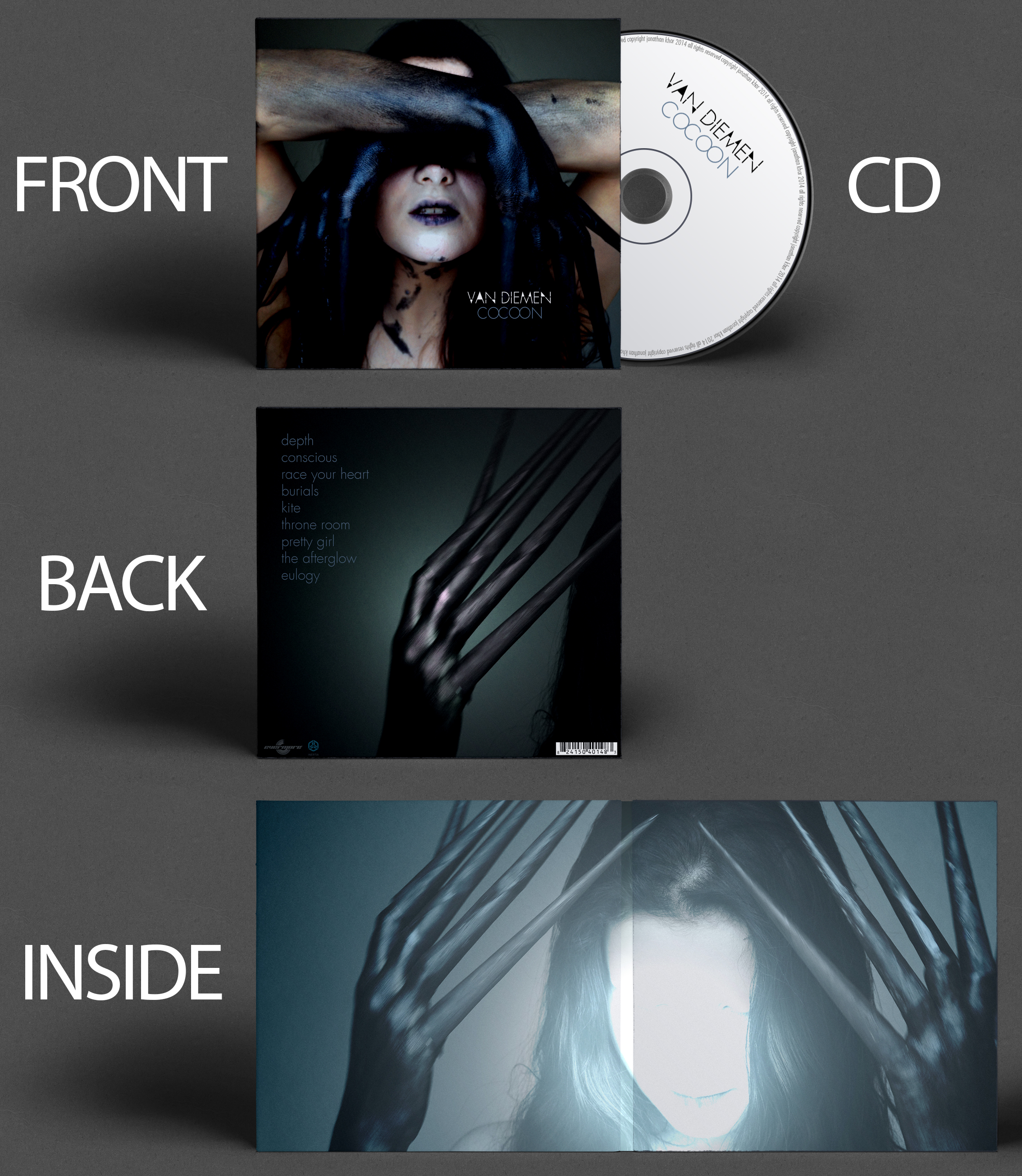 VANDIEMEN COCOON CD Mockup