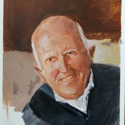 Oil painting portrait