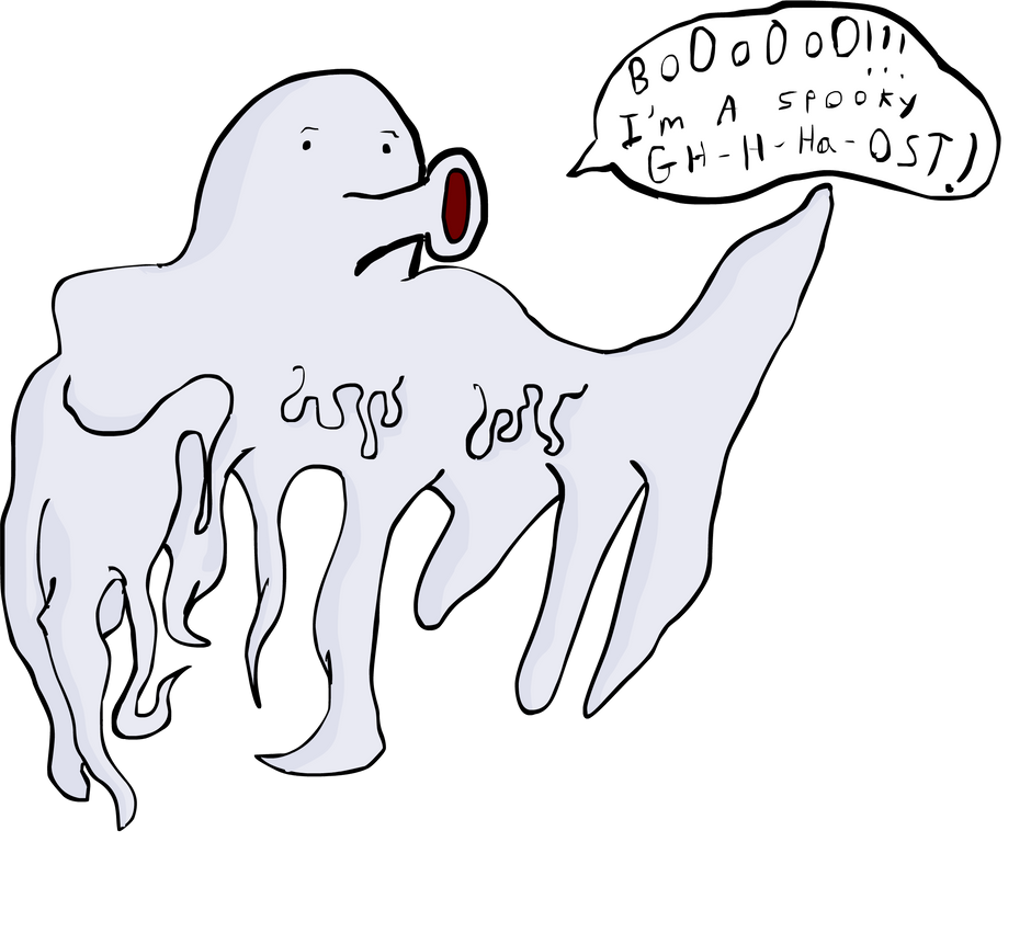 This Ghost is Spooky, Apparently. by Vigorousjammer