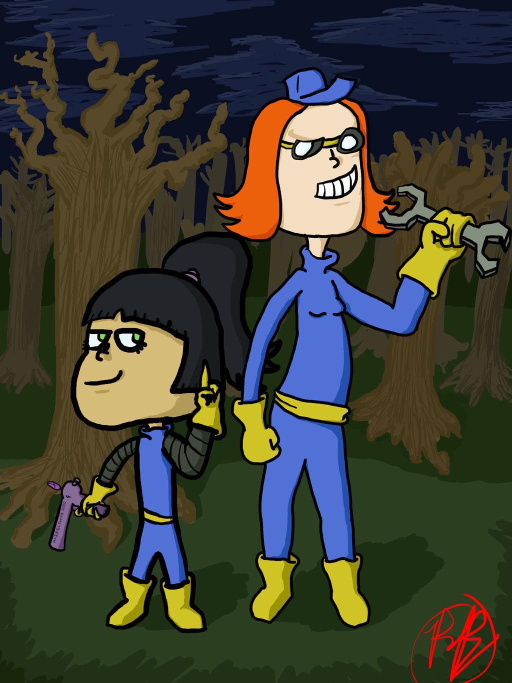 Penny and Paula - Webcomic Promotional Image 1 by Vigorousjammer