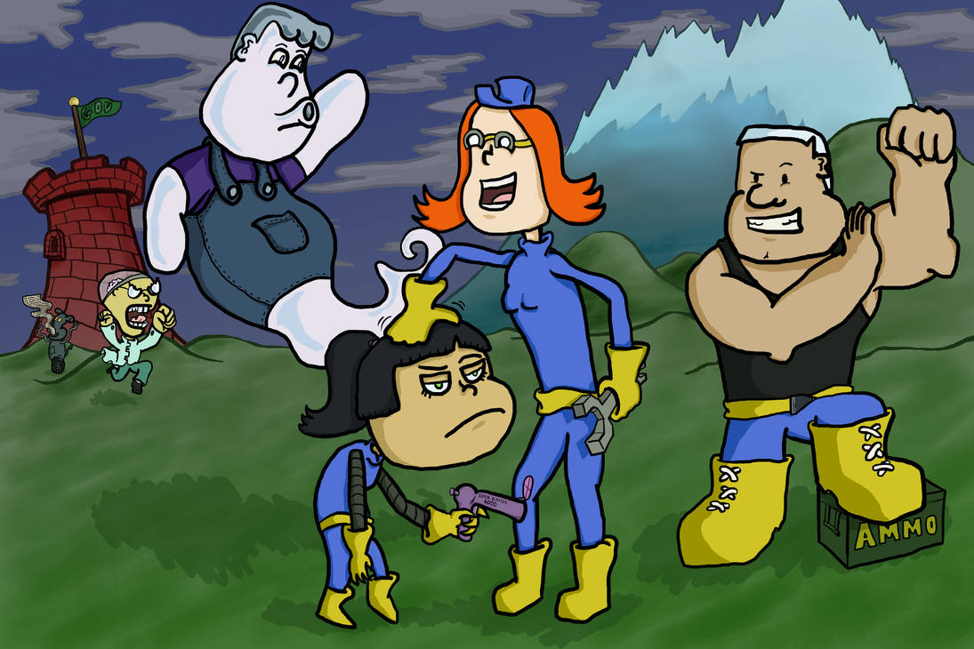 Group Shot - Webcomic Promotional Image 2 by Vigorousjammer