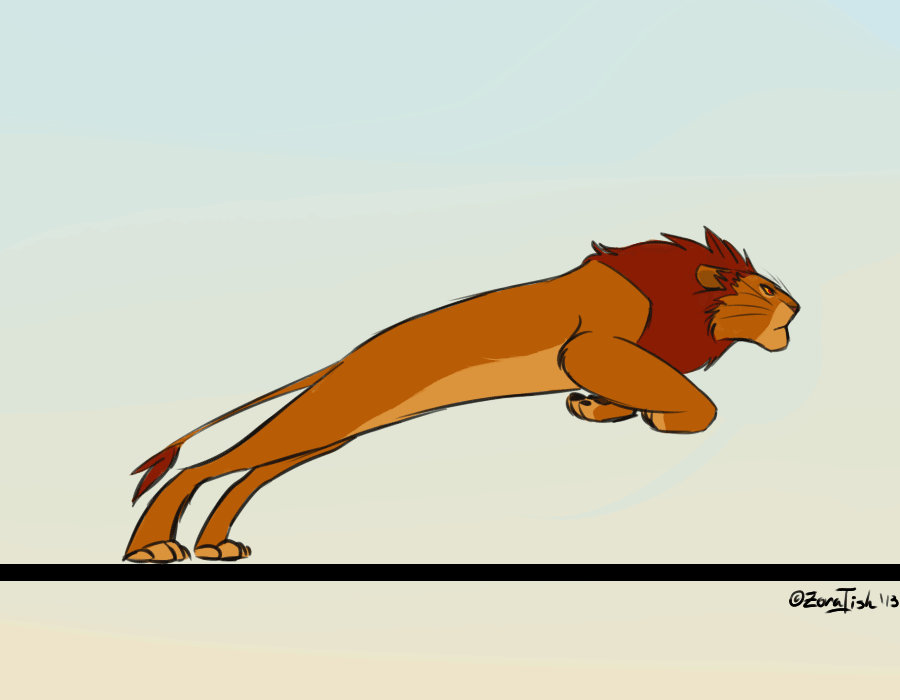 Simba Jumping Vector ANIMATION simba run! by Zora-Iish on DeviantArt
