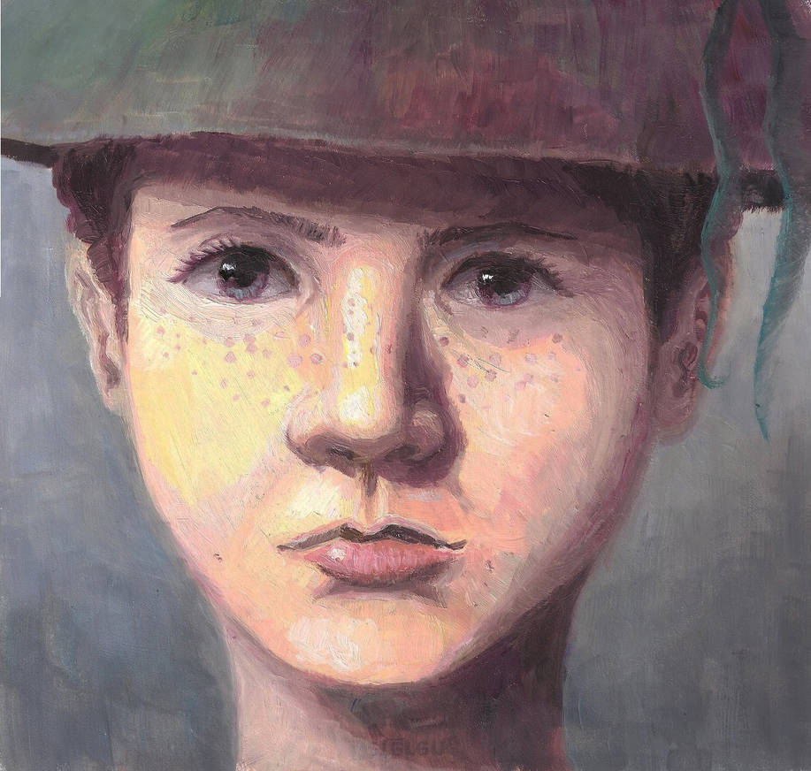 Girl of the green hat by TENGEAR on DeviantArt