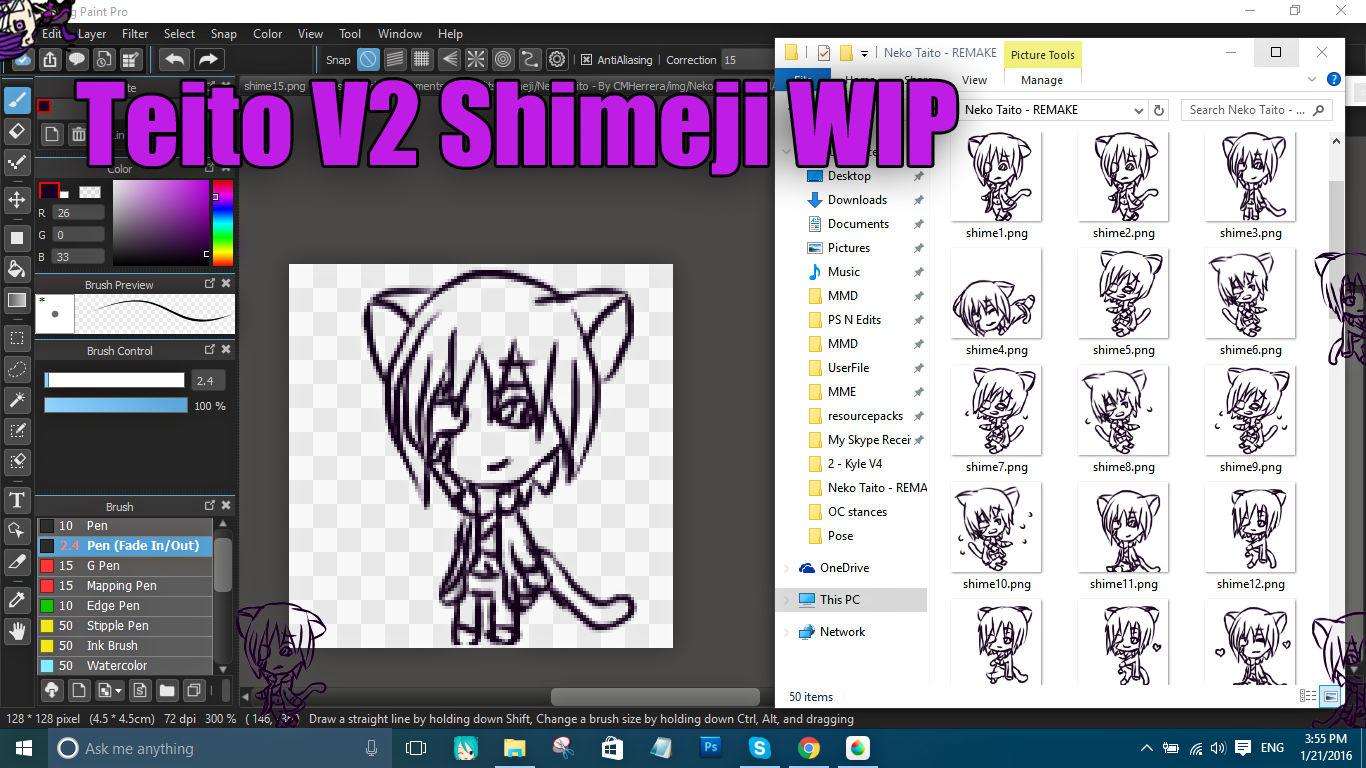 Teito V2 [Shimeji WIP]