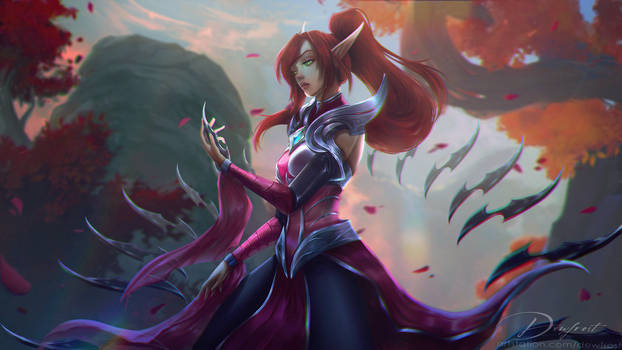 Blood Elf Irelia crossover