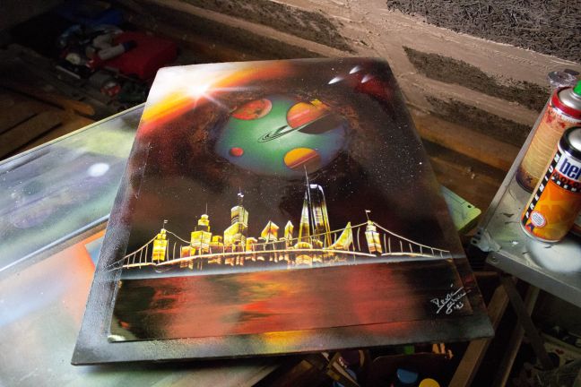 Spray Paint Art Photopaper