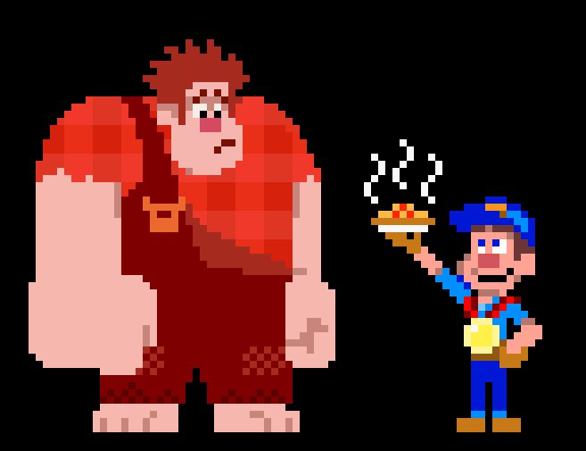 Wreck it ralph and Fix it Felix by ofihombre on DeviantArt