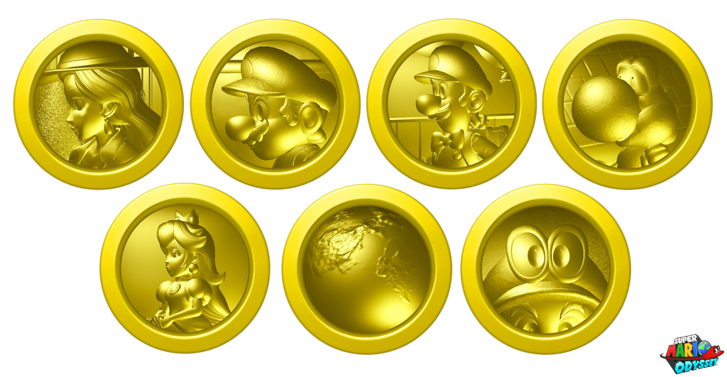 Coin Mario Deviantart Coin Art- Super Mario Odyssey by ofihombre on DeviantArt
