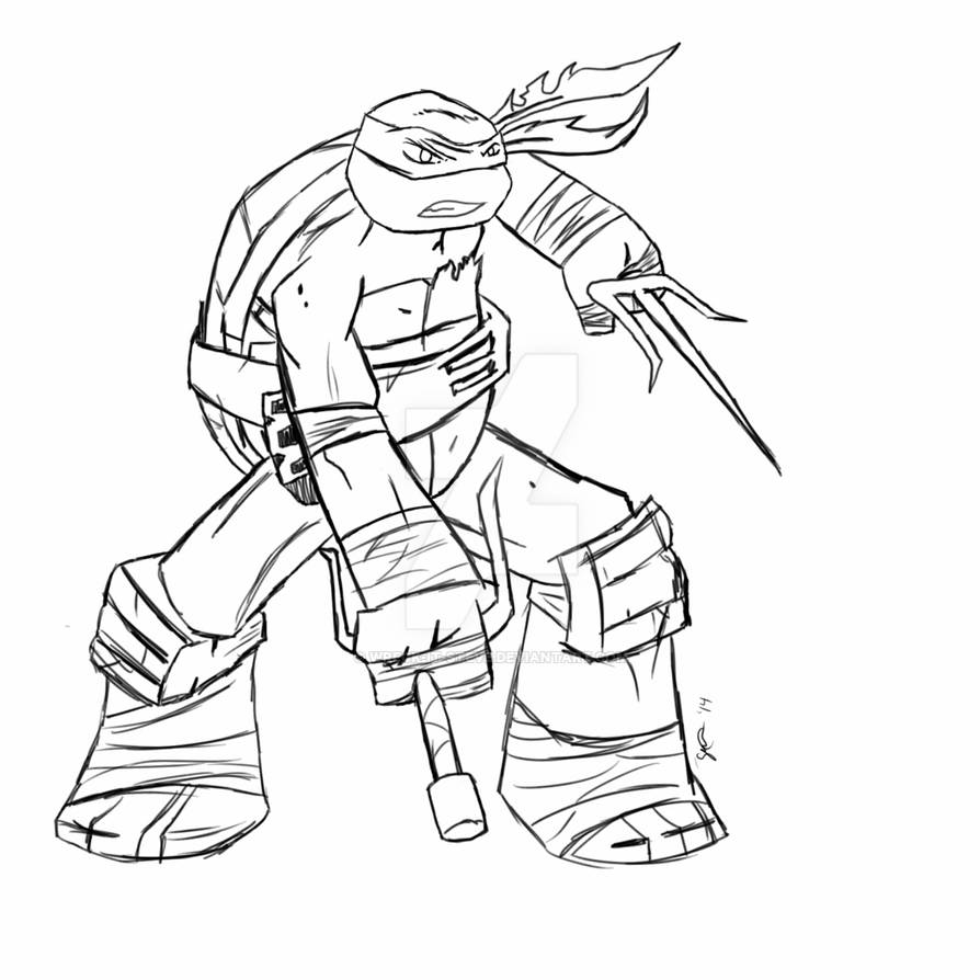 TMNT - Raphael (Sketch) by Wreck-It-Steve on DeviantArt
