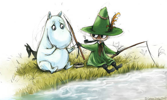 Fish with me, Moomin