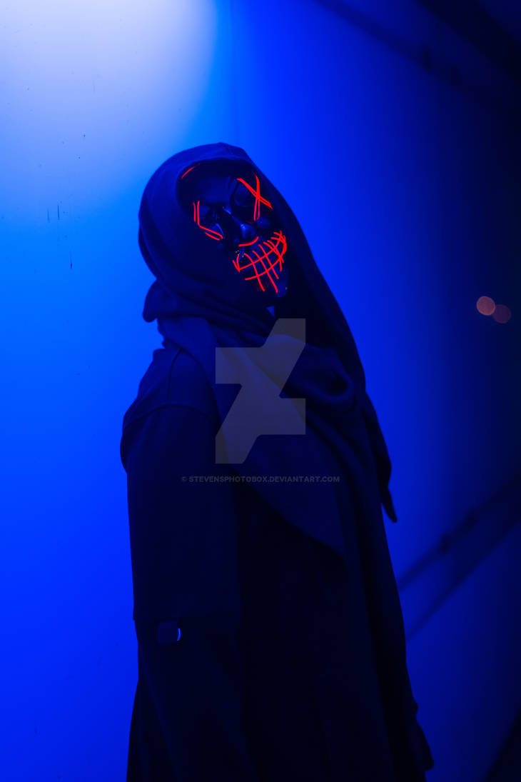 Black Robe Led Mask led_mask_night_shoot by StevensPhotobox on DeviantArt