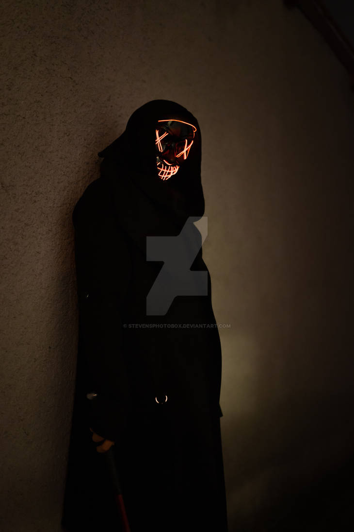 Black Robe Led Mask led_mask_night_shoot by StevensPhotobox on DeviantArt