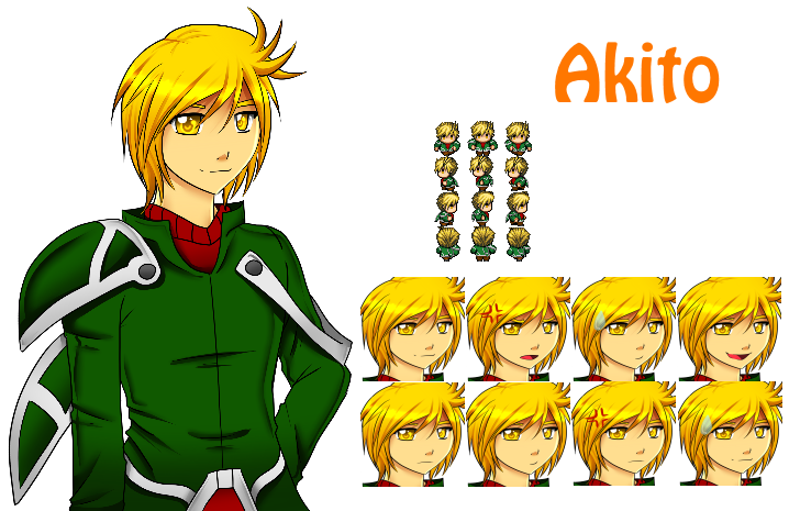 Akito character and faceset