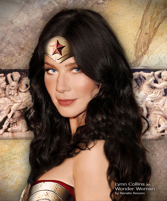 Lynn Collins as Wonder Woman in JLA Movie