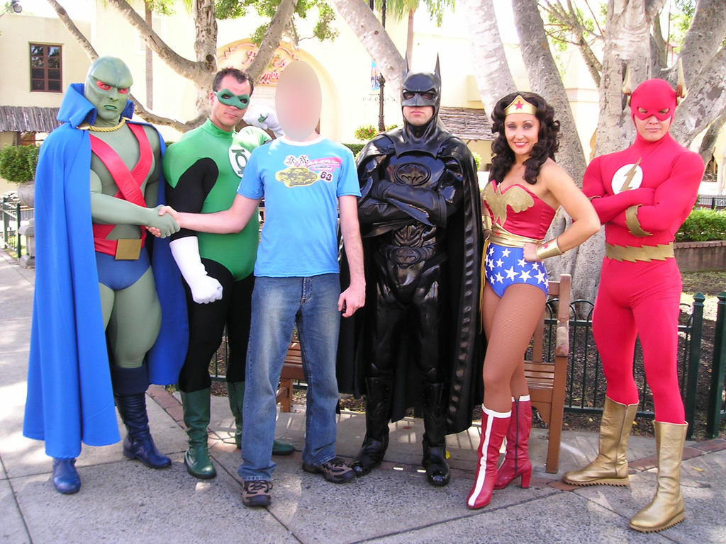 Gold Coast Movie World Justice League Characters 2