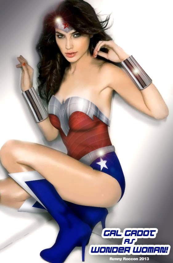 Gal Gadot as Wonder Woman!