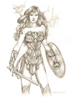 Gal Gadot Wonder Woman Sketch