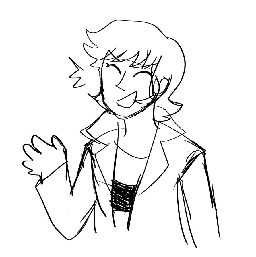 Ryo Laugh Sketch by Liliocelote on DeviantArt