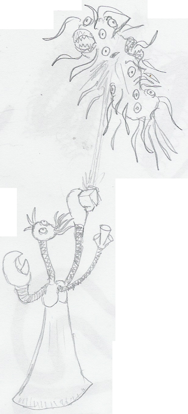 Yithian vs Flying Polyp by Fingertier on DeviantArt