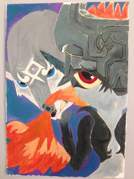 Midna and Wolf Link