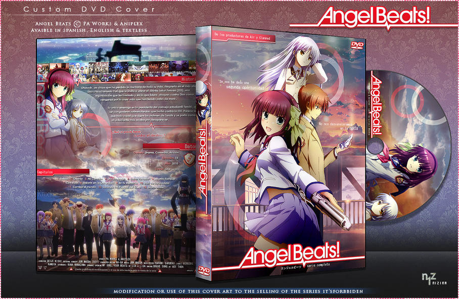 Dvd Cover Angel Beats By N1z1ra On Deviantart