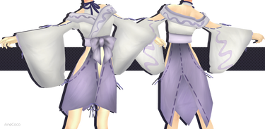 .:: MMD COMMISSION - Shirohebi Kimono ::.