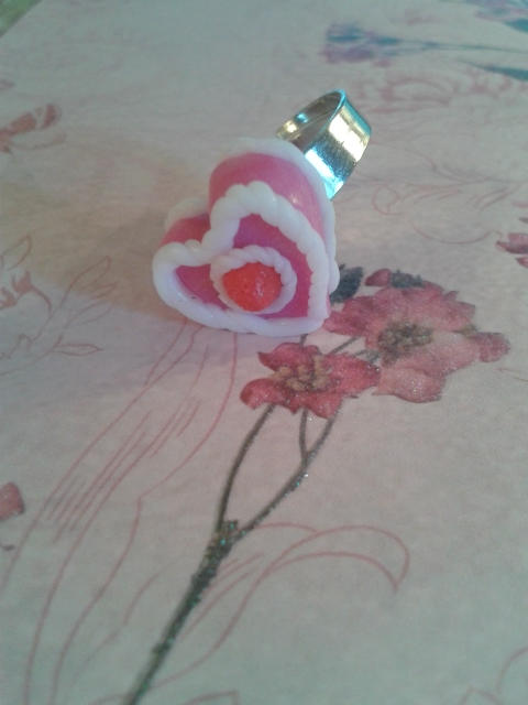 Creation FIMO Pink cake ring by ShadeOfUmbrella on DeviantArt