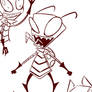 Invader Zim sketches