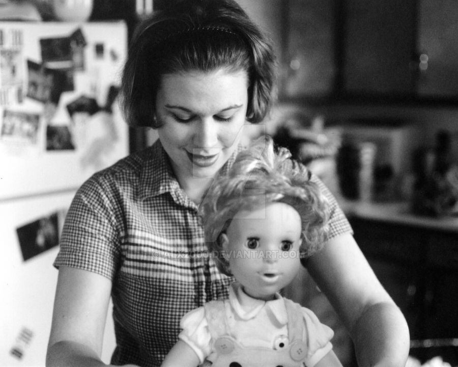 sister nikki with doll