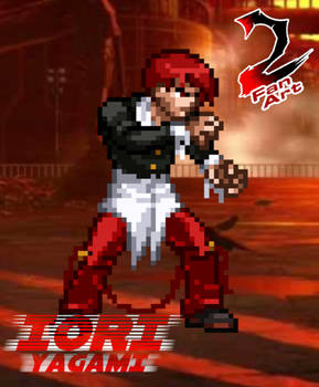 Iori sprite in SSF2 Style| by K1N3D