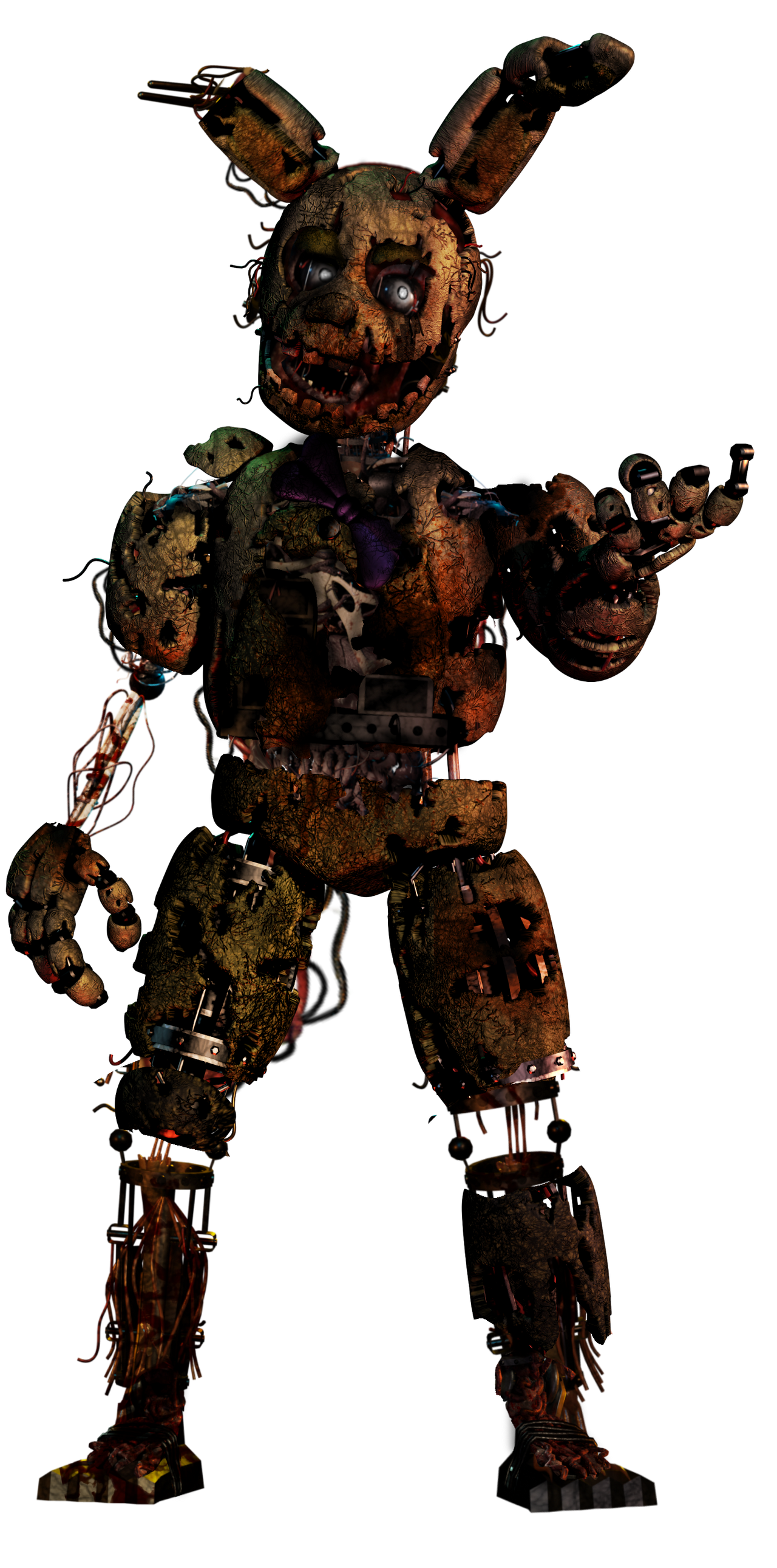 Trap Springtrap Springtrap redesign by FriedbriedTheSecond on DeviantArt