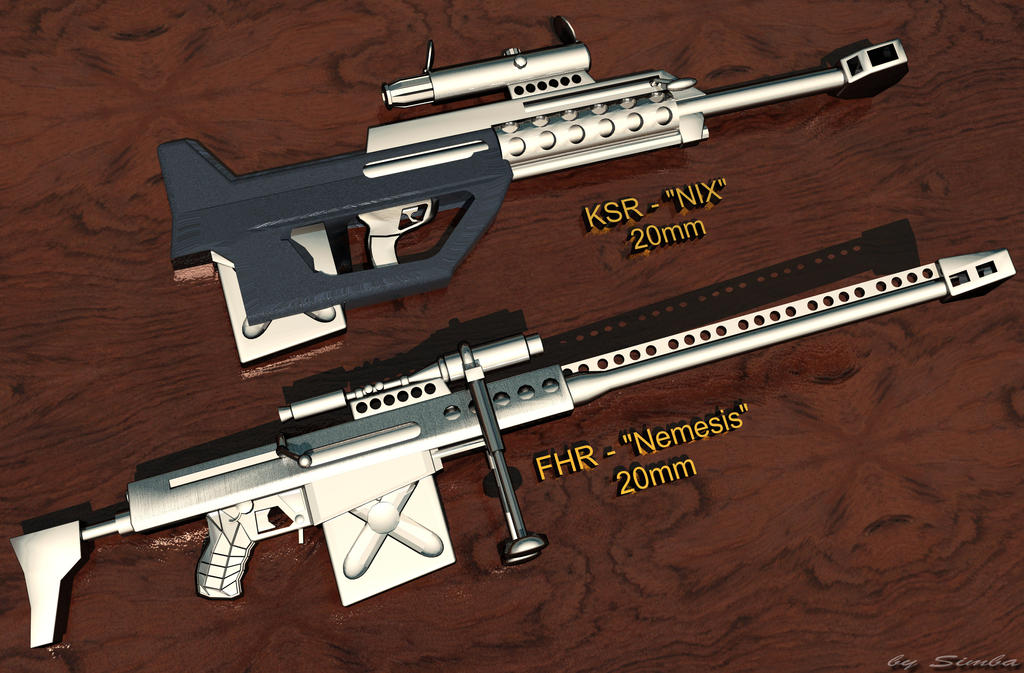 Sniper Rifles by DIAMOD on DeviantArt