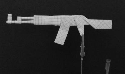 Origami Guns - assault rifle