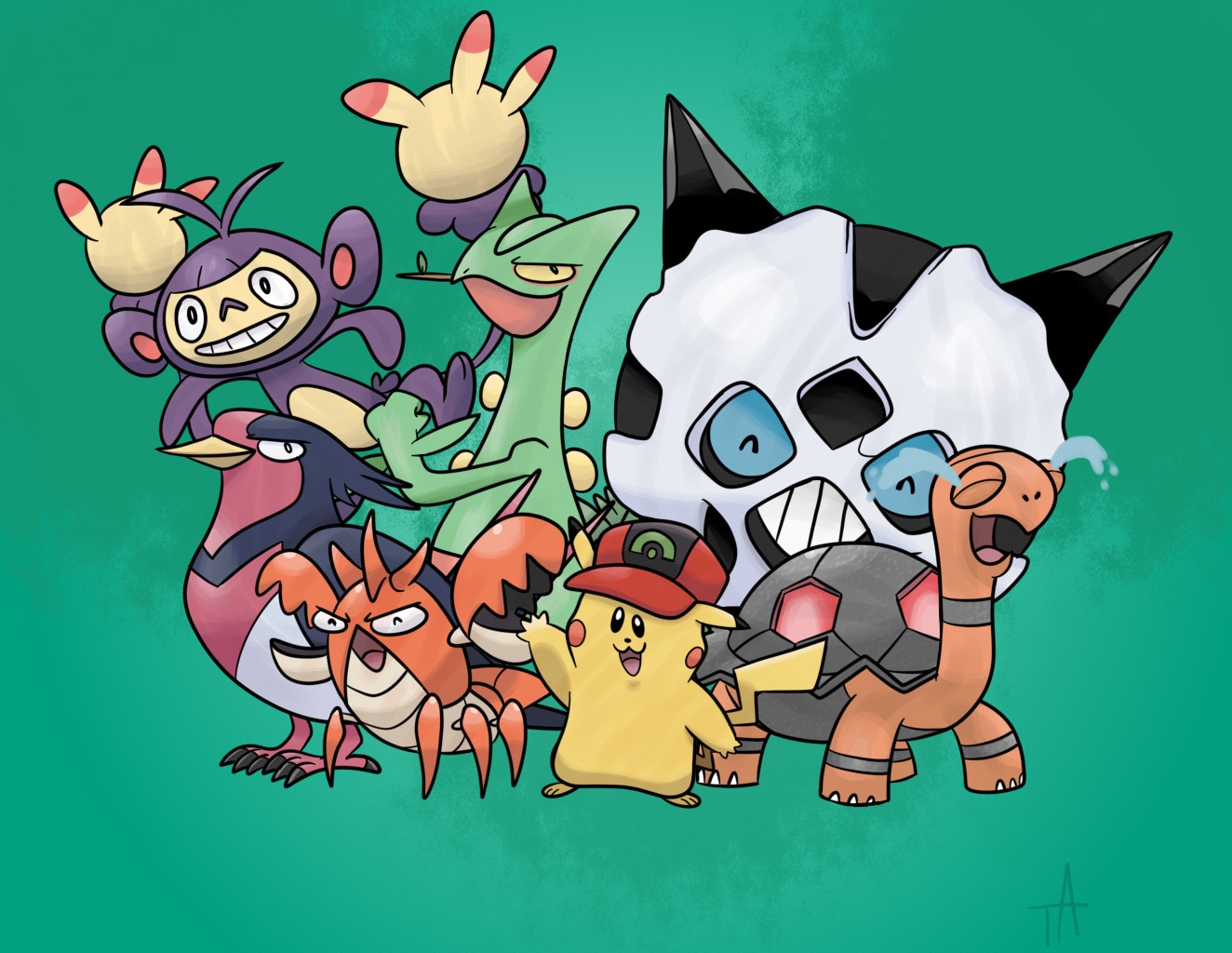 Ashs Pokemon Part 2 By T64art On Deviantart Ashs Pokemon Part 2 By T64art On Deviantart