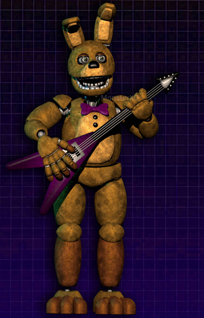 Springbonnie FNAF Canon Version by TheRetroXDC4DFNAF on DeviantArt