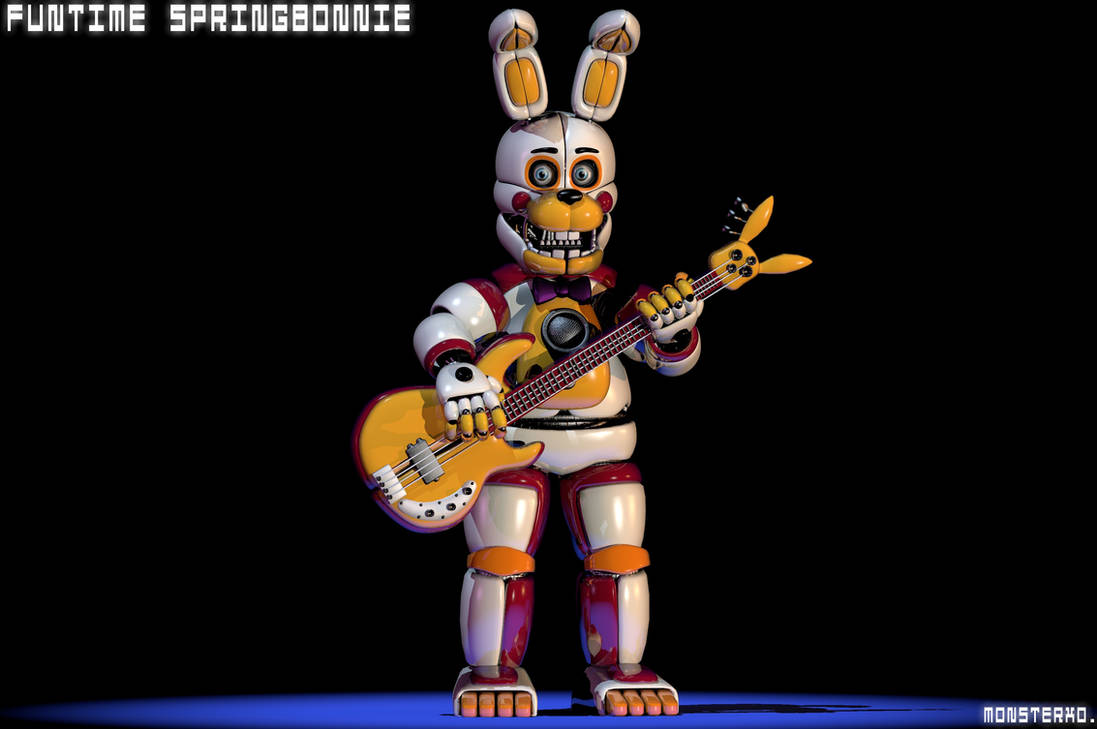 Funtime Springbonnie (FANMADE) by TheRetroXDC4DFNAF on DeviantArt