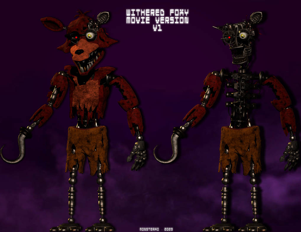 Withered Foxy Movie Ver (FANMADE) by TheRetroXDC4DFNAF on DeviantArt
