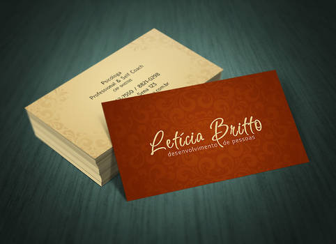Professional and Self Couch - Business Card