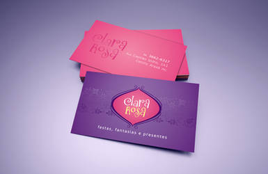 Clara Rosa logo and business card by tutom