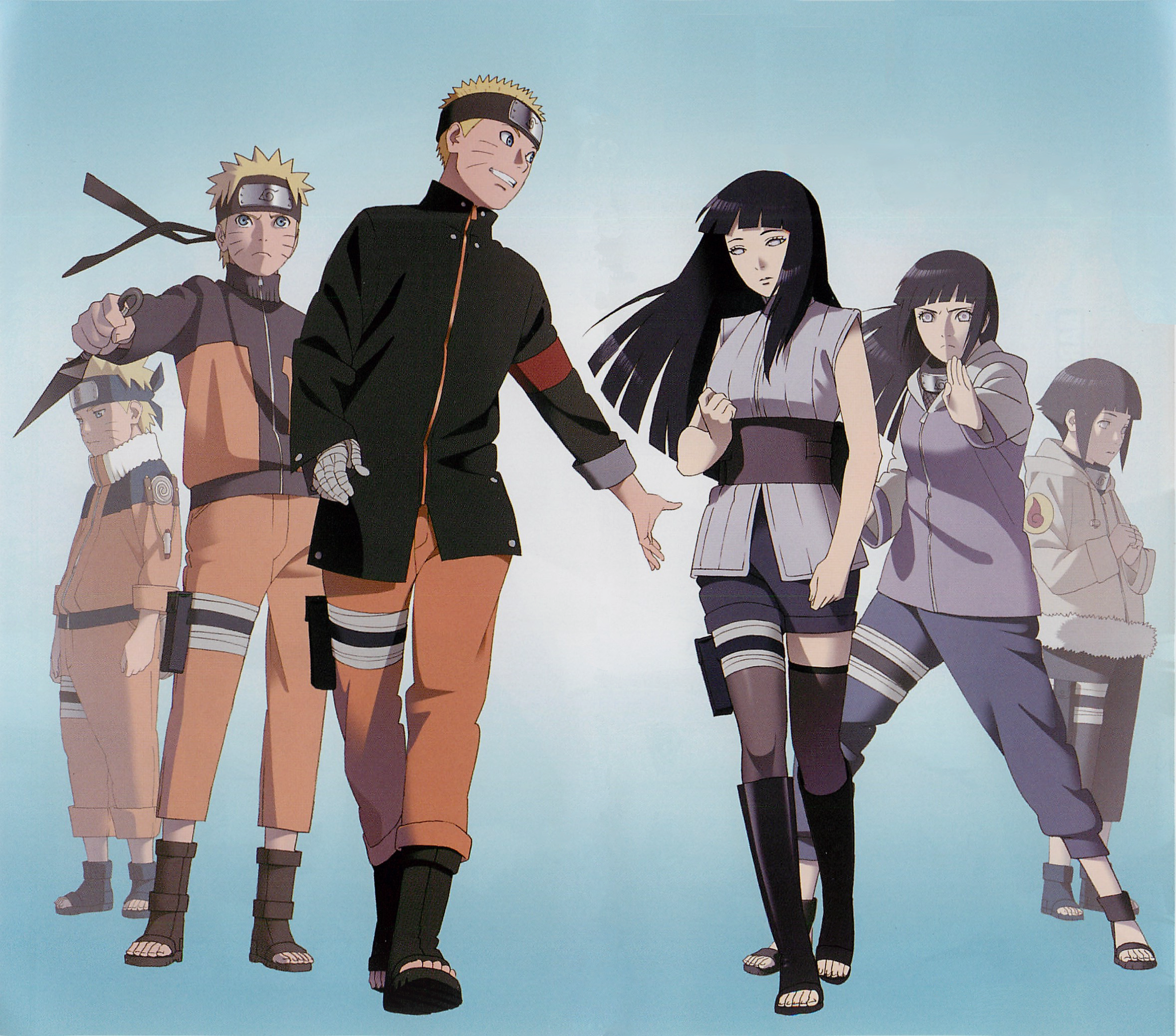 Cleared Naruto + Hinata art from the last booklet by Exkirion on