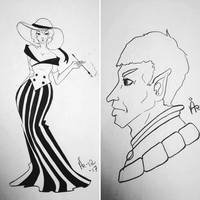 Doodles - Lady and Sarek