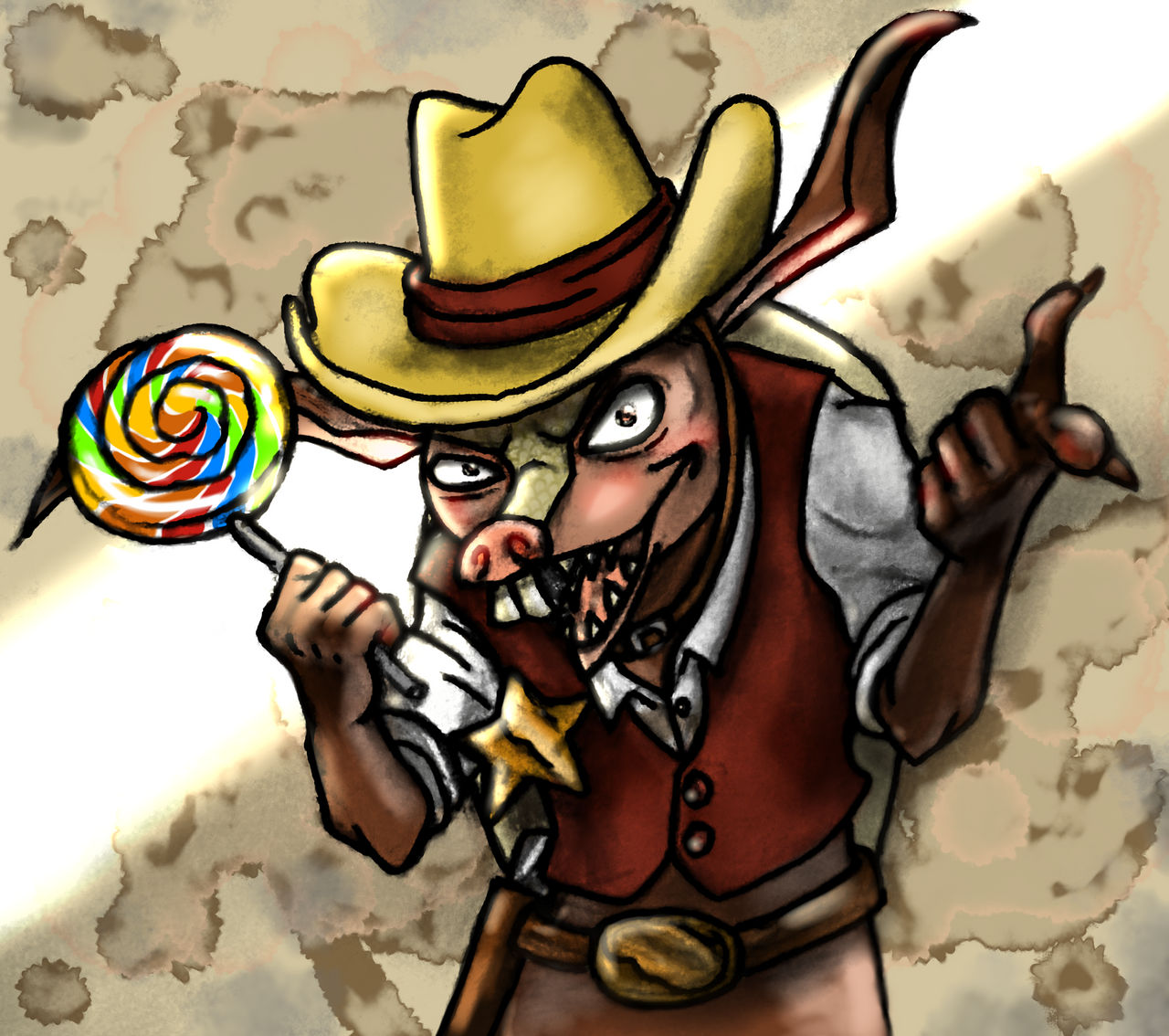 Sheriff Toothpick by KittyKey13 on DeviantArt