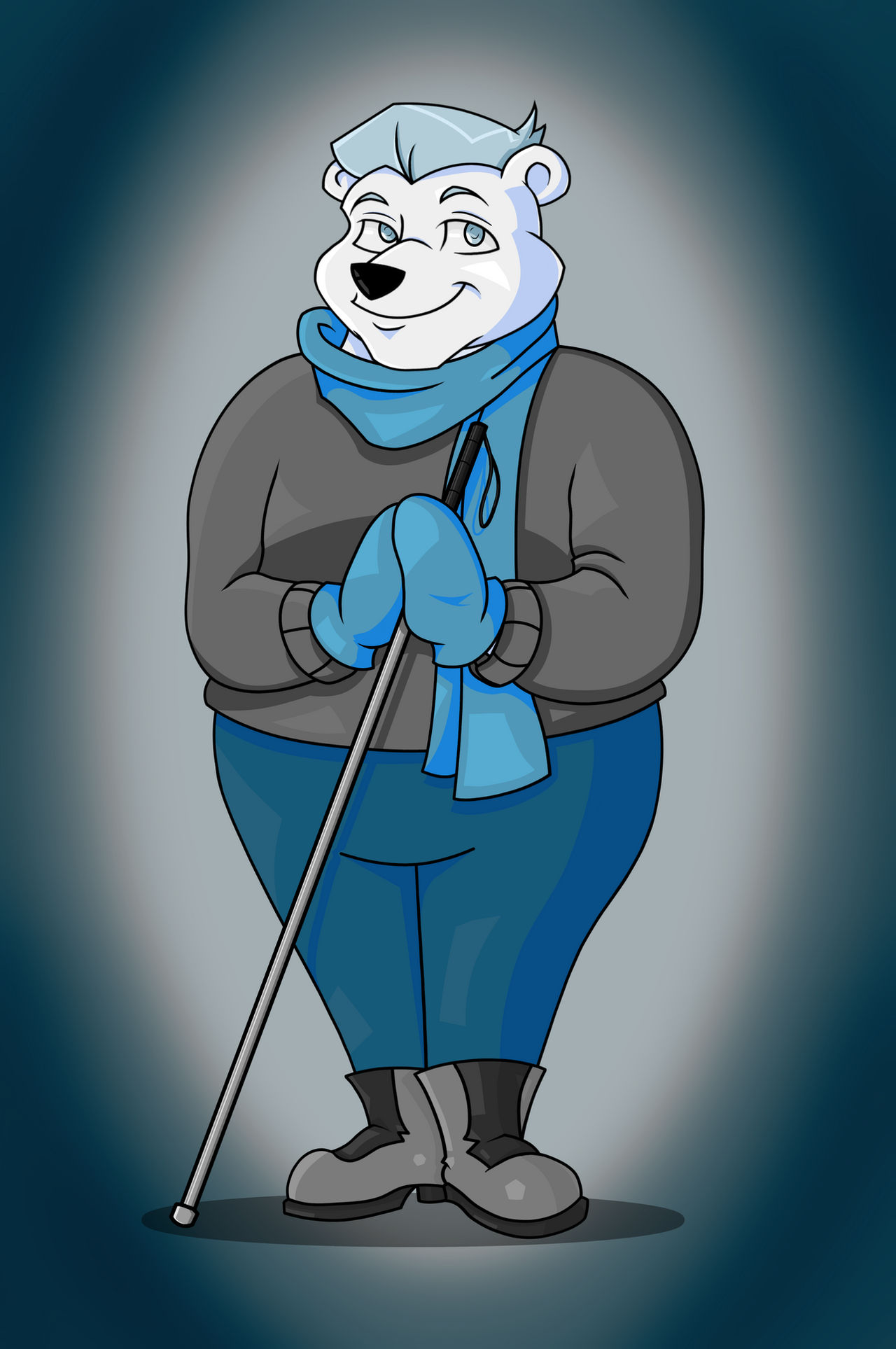 Polar bear OC by KittyKey13 on DeviantArt