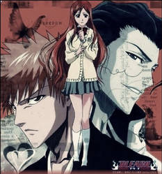 Ichigo,Orihime and Aizen