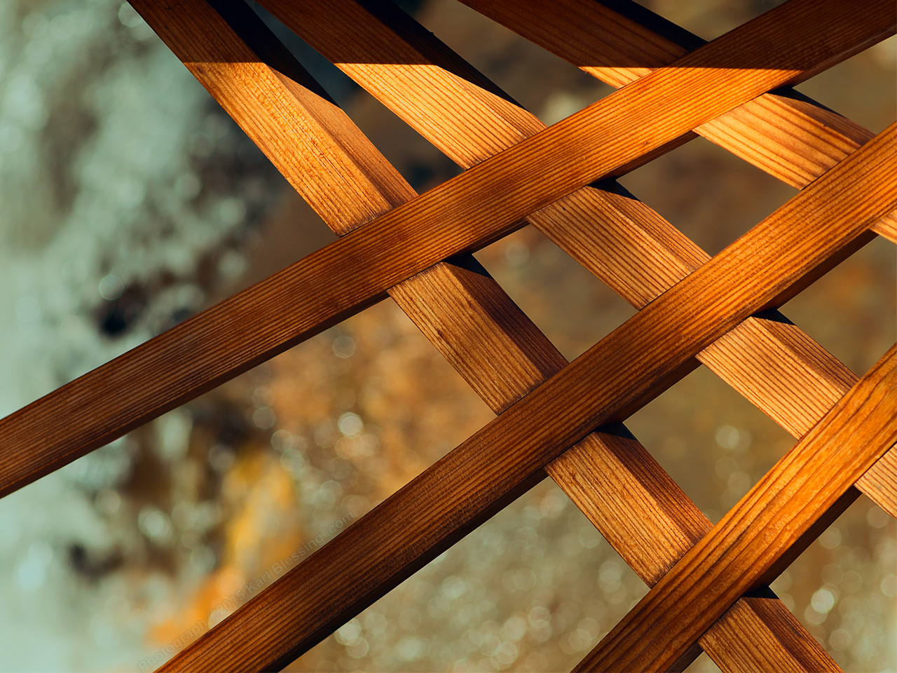 Footbridge by the Waterfall