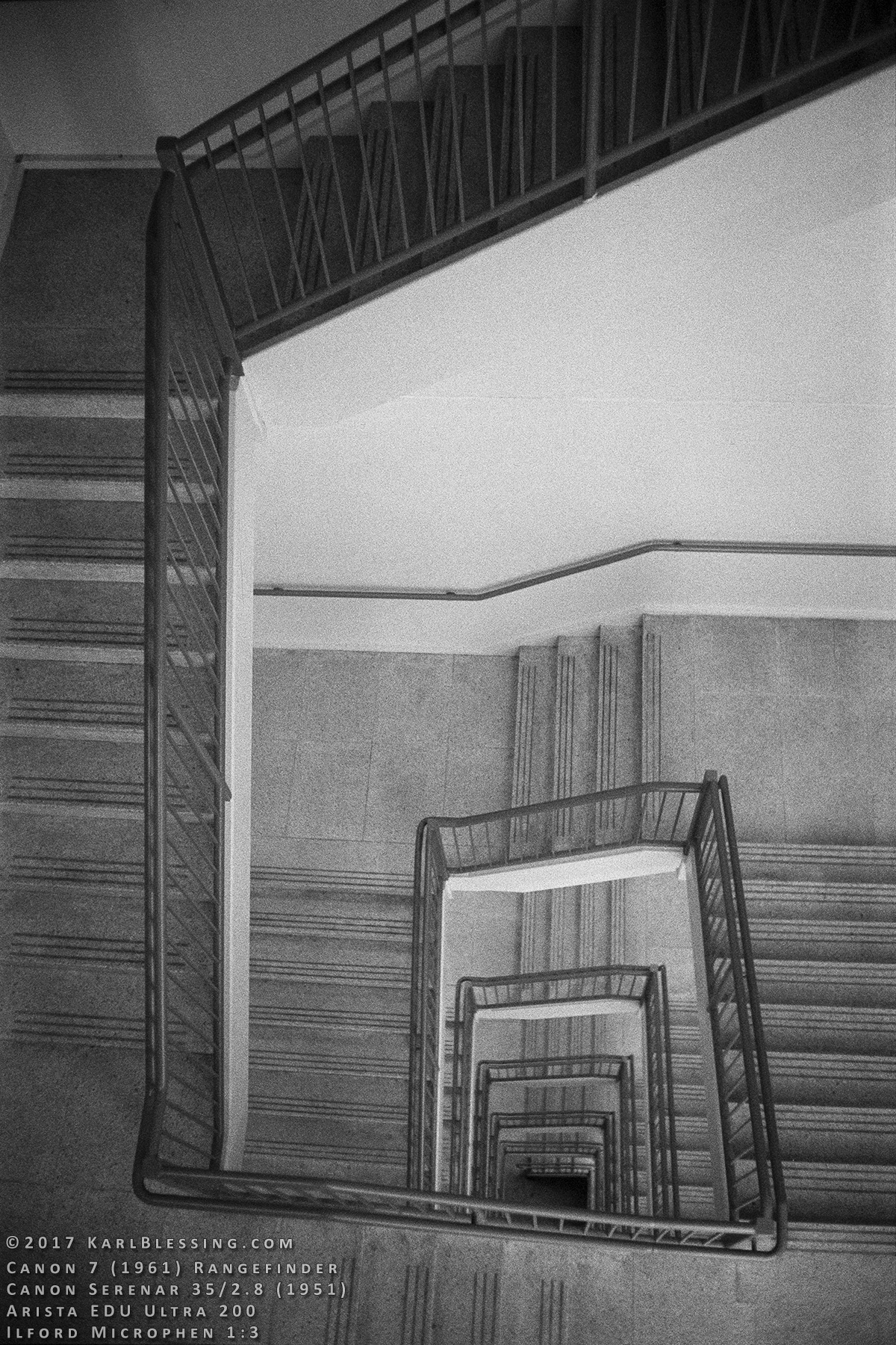 AEU200 / 35mm / Cook Hall Stairs