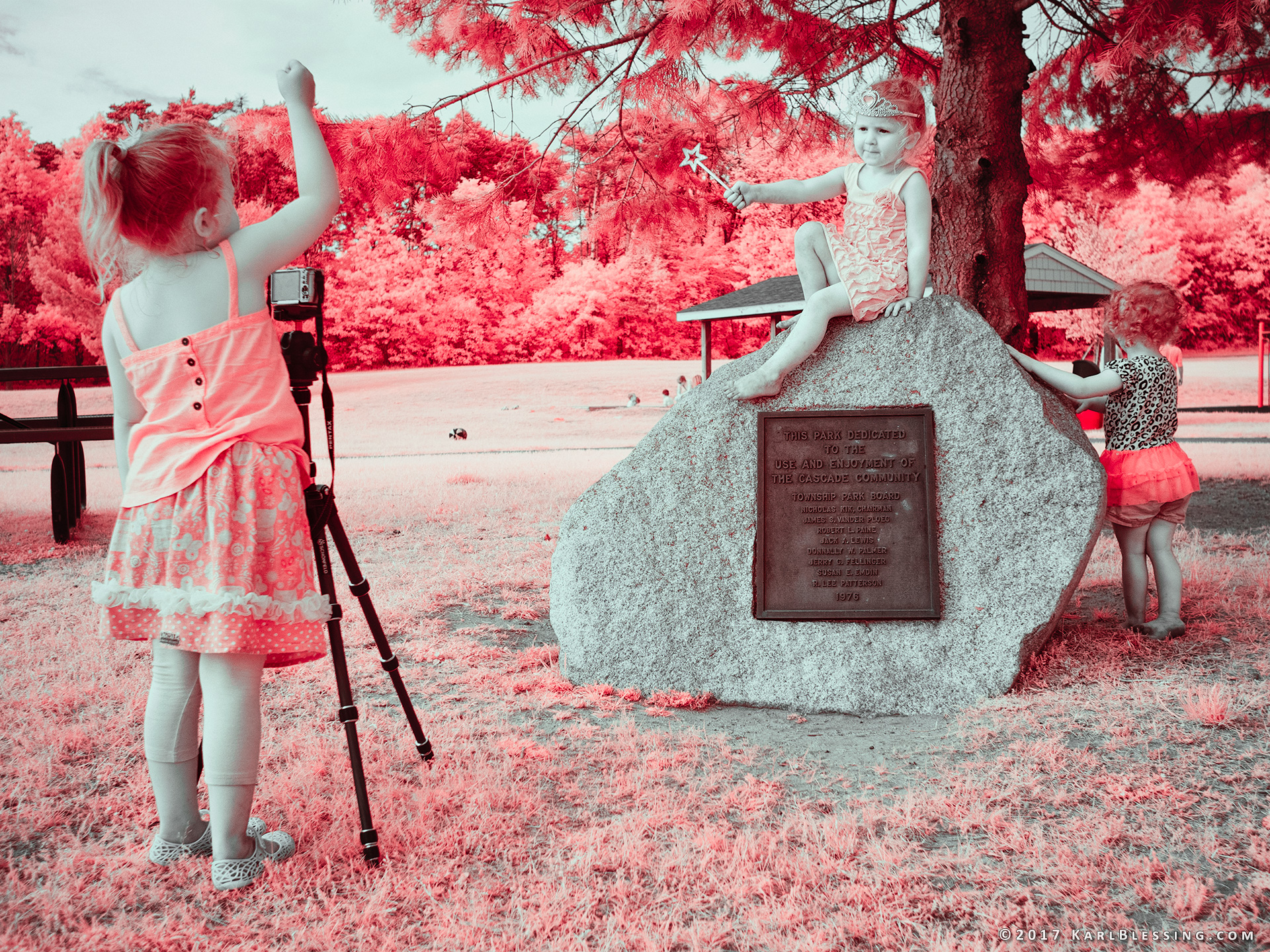 Sandy the Photographer (1/2 Infrared)